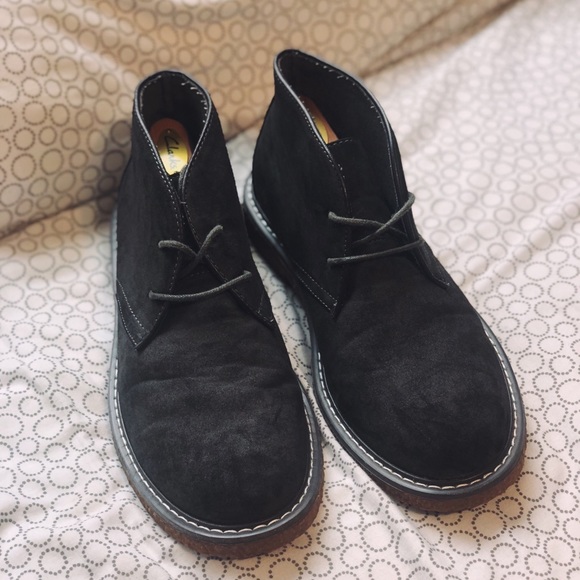 grey suede desert boots